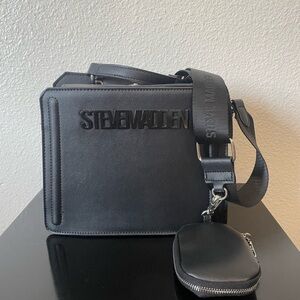 Steve Madden bevelyn black tote bag